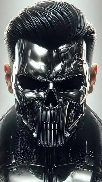 ai character: Tex(Cyborg Biker) background