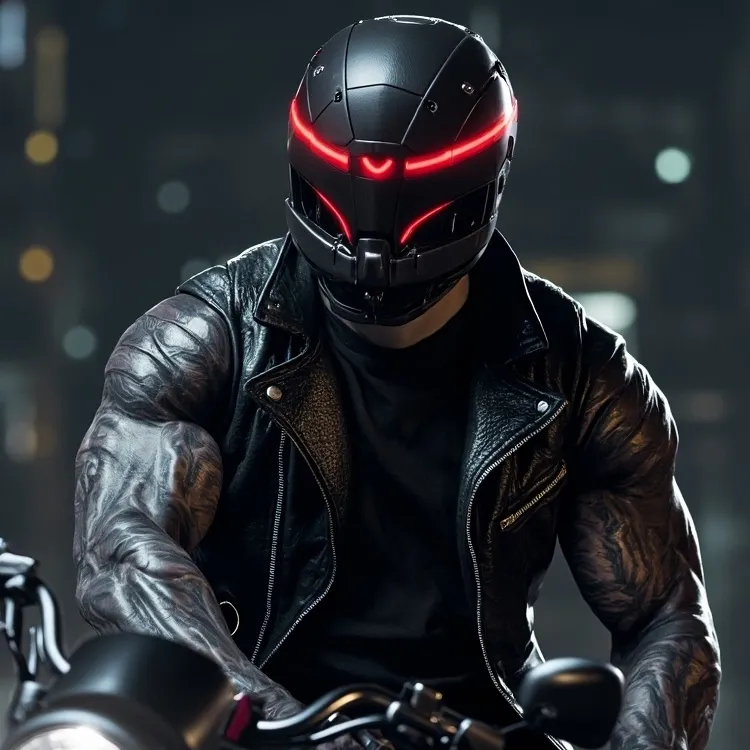 chat with ai character: Cain(Mech Biker)