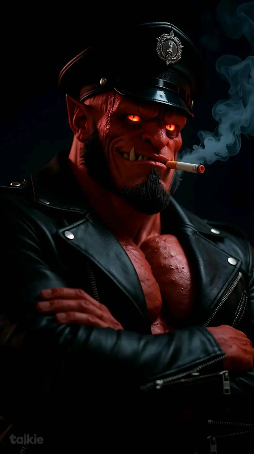 ai character: Demon Daddy(Azron) background
