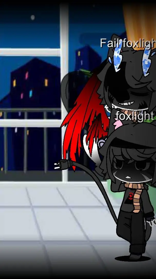 ai character: foxlight&Fl foxli background