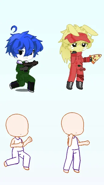 ai character: ANNOUNCEMENT background