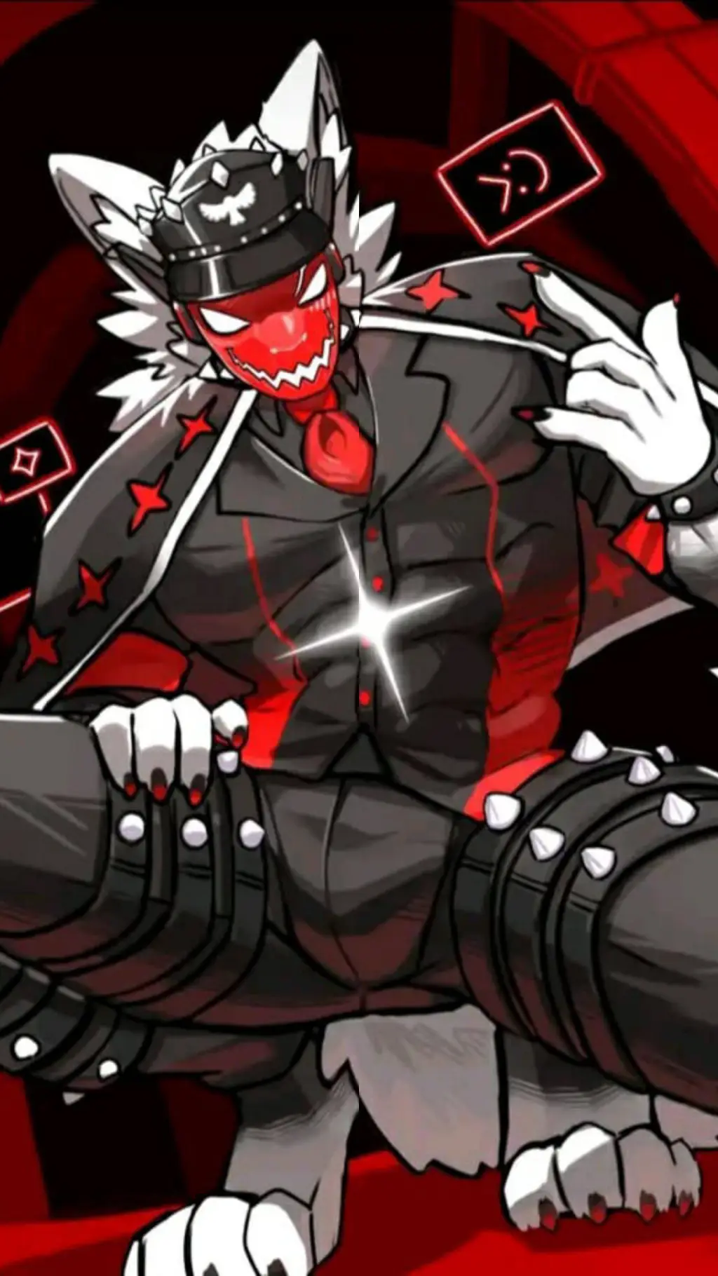 ai character: Protogen background