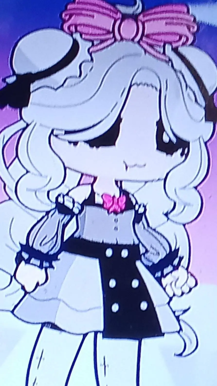 ai character: Lila SMILING  background