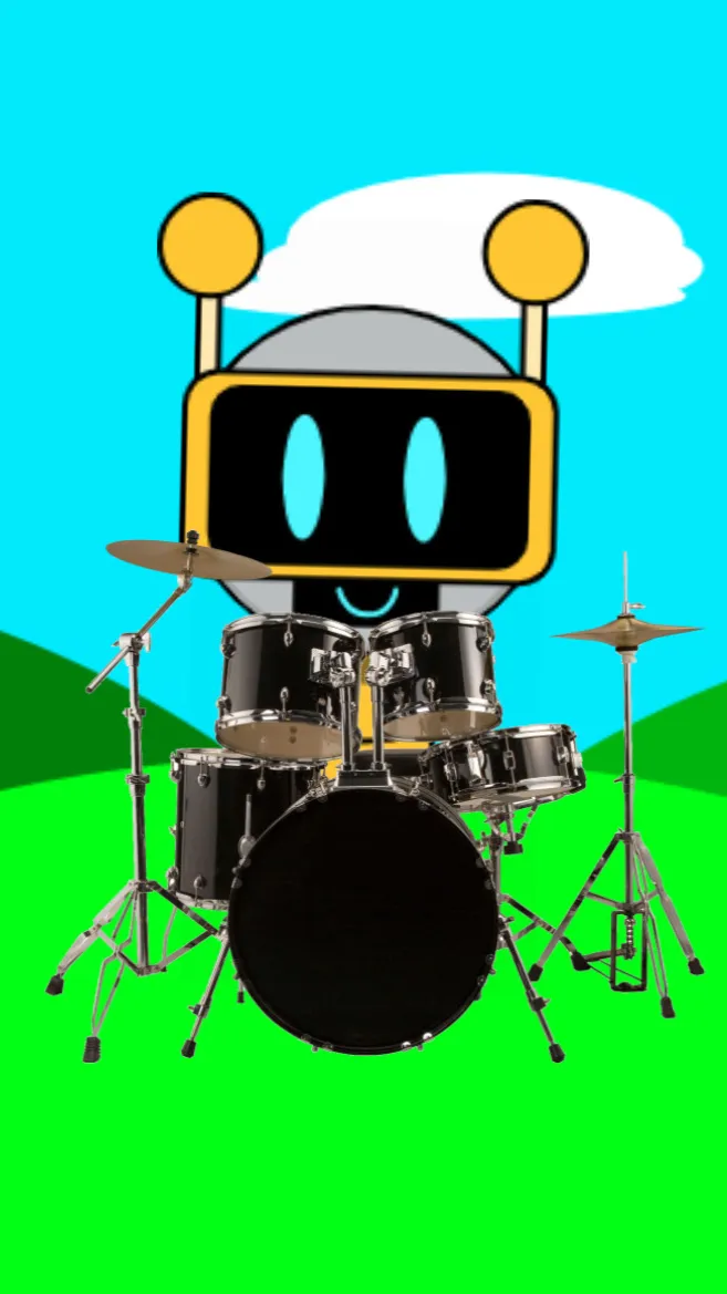 ai character: Sprunki music scho background