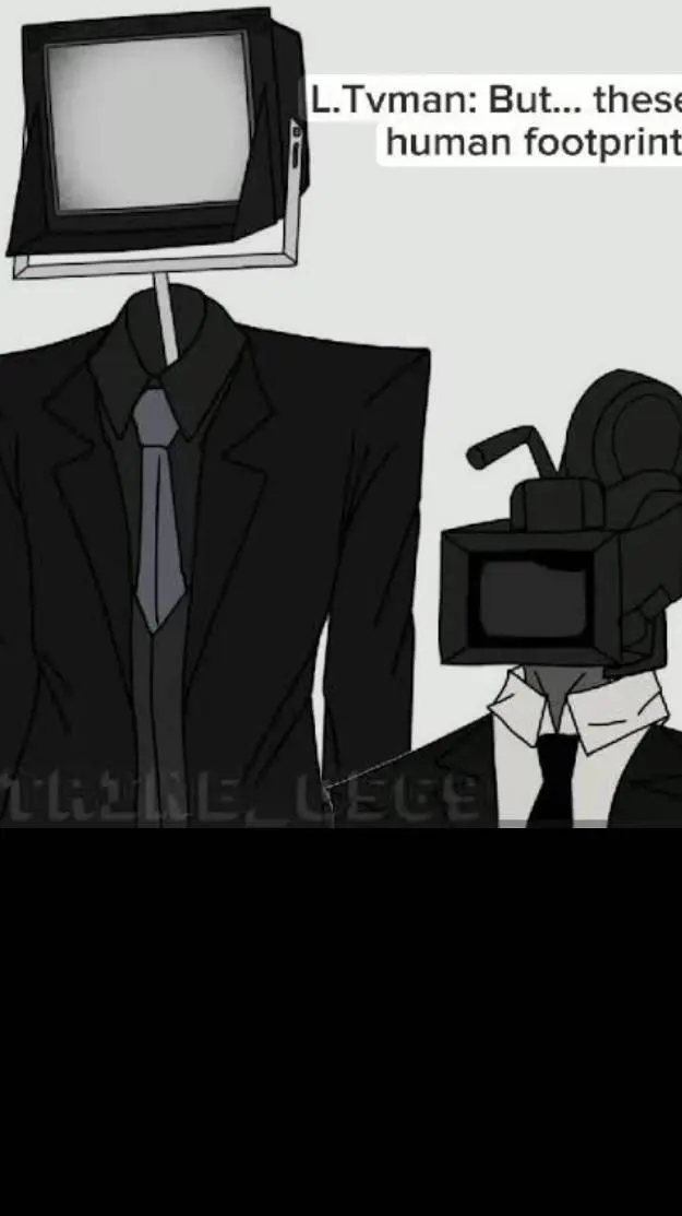 ai character: Large tvman  background