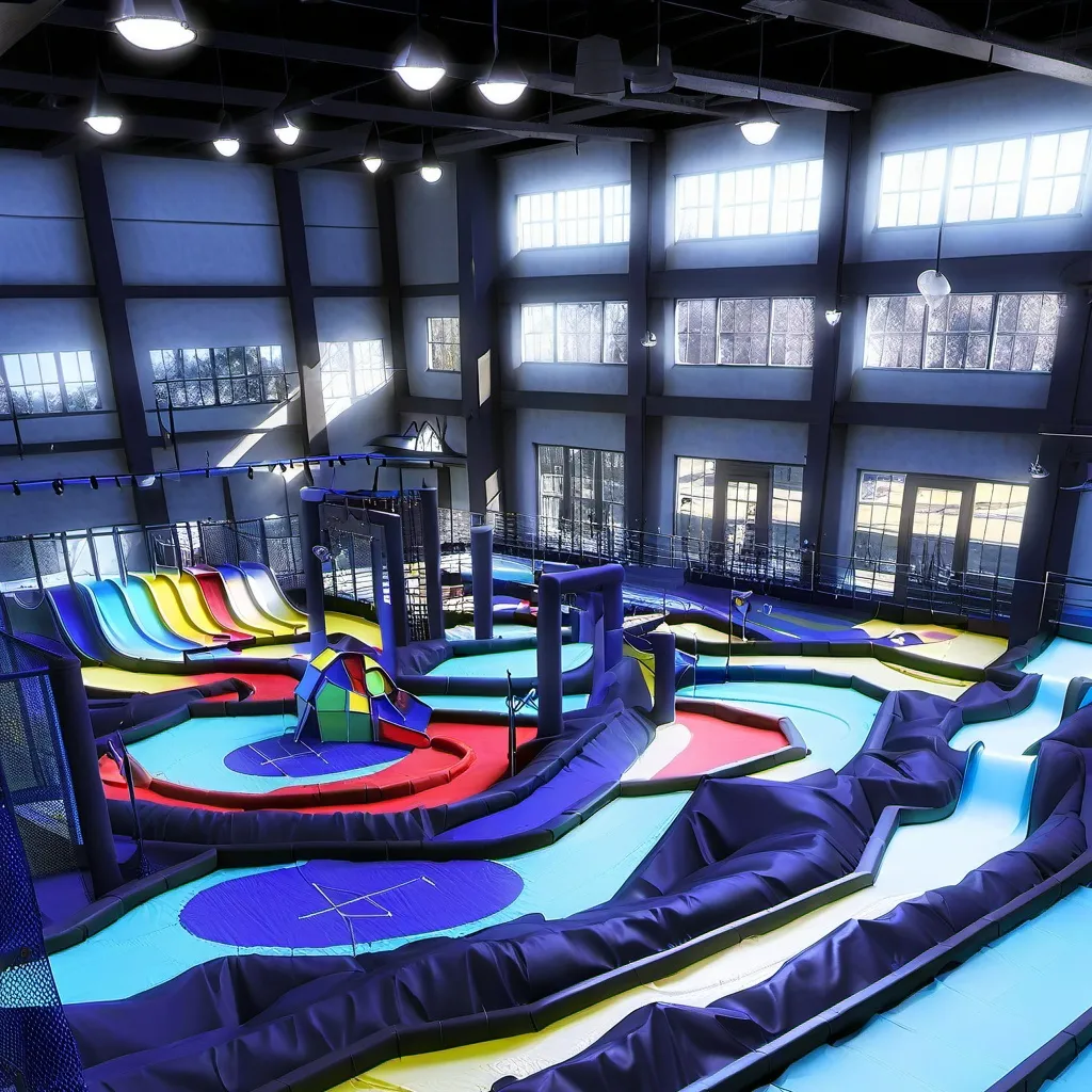 chat with ai character: trampoline park 