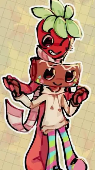 ai character: fruitecke background