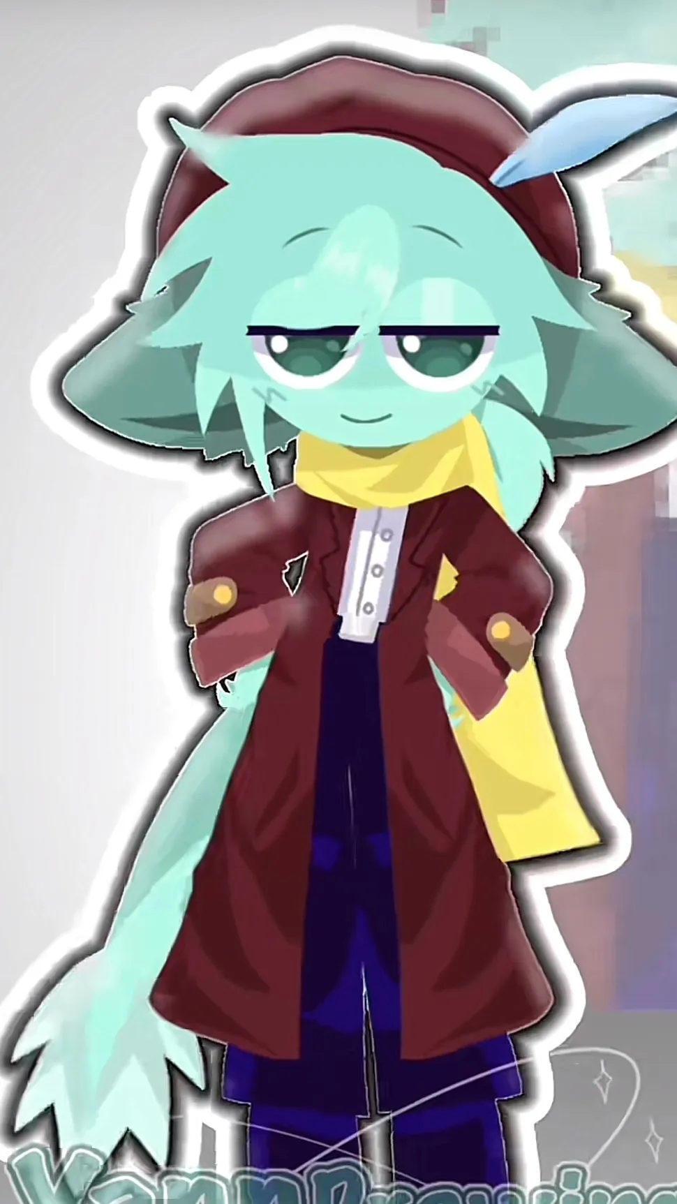 ai character: Keizue  background