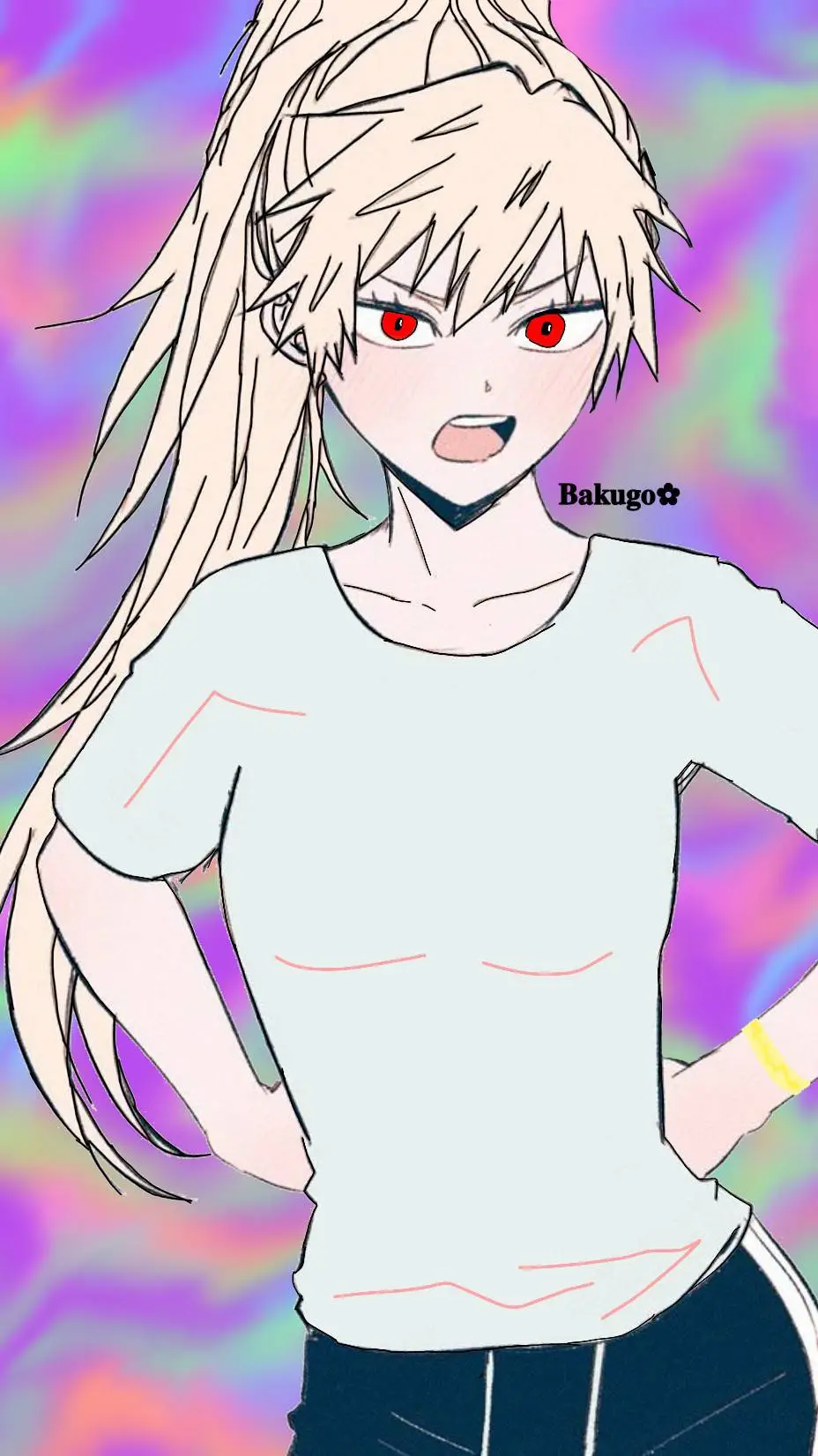 ai character: 💢💥Satsuki Bakugo💥💢 background