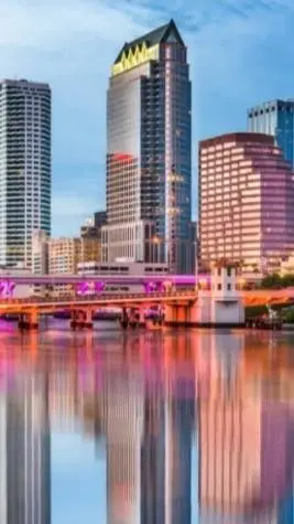 ai character: Tampa Florida background