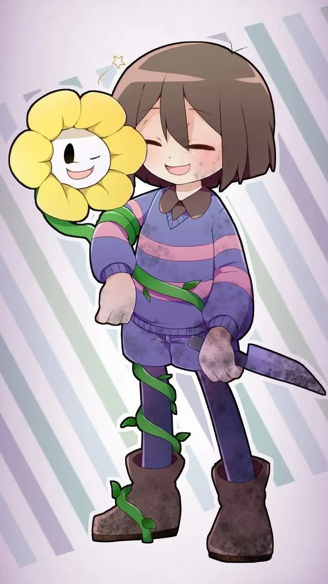 ai character: Frisk background