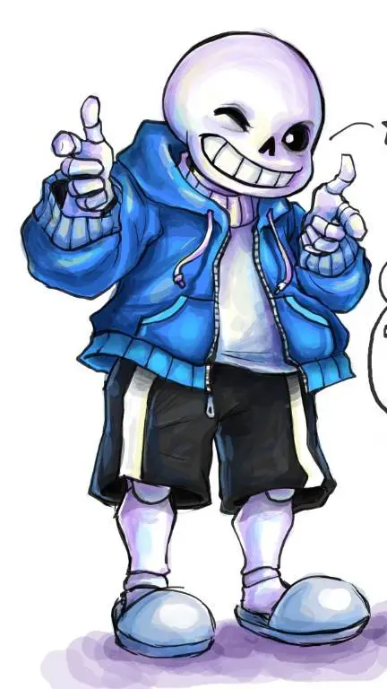 ai character: Sans background