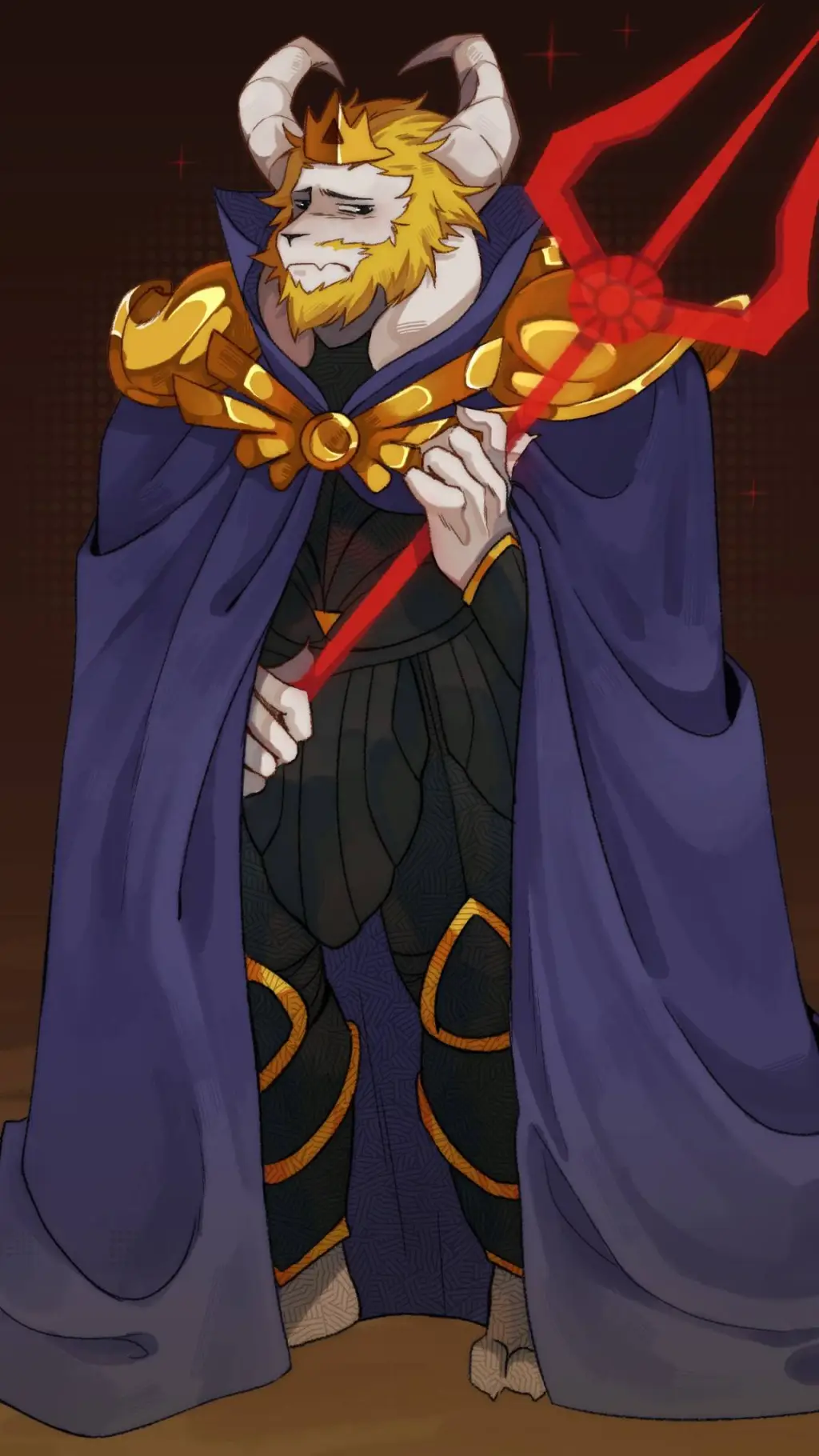 ai character: Asgore  background