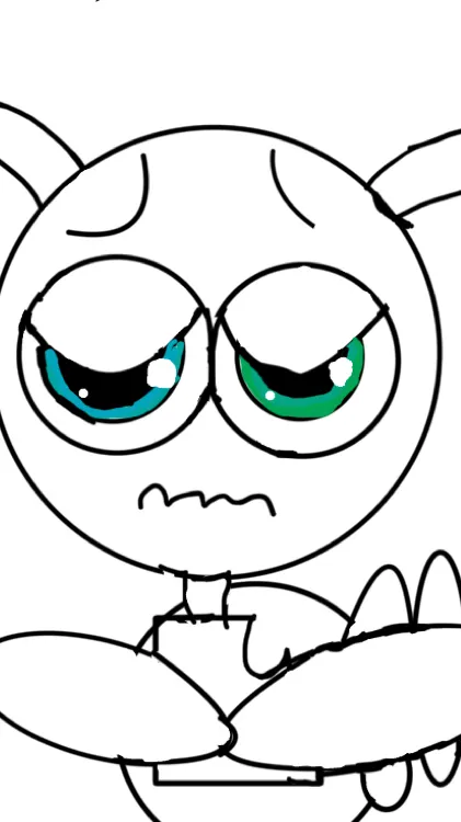 ai character: Squirm got sick background