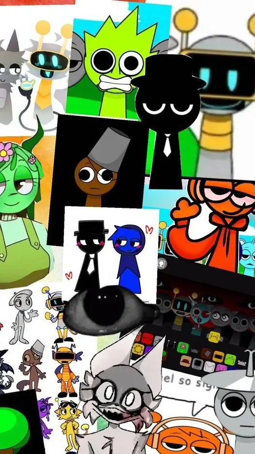 ai character: sprunki no normal background