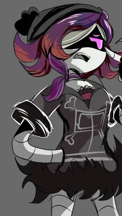 ai character: N x Uzi(otra vez) background