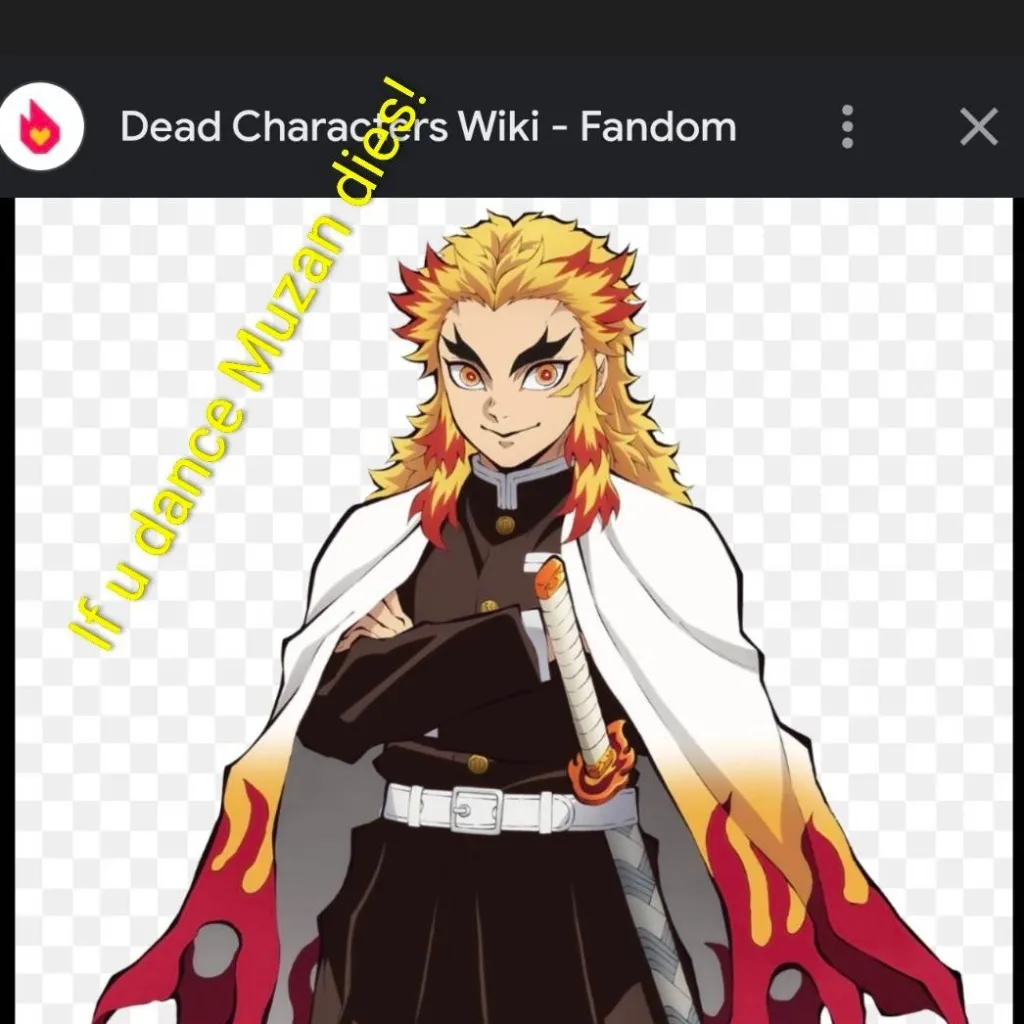 chat with ai character: Dance Muzan dies