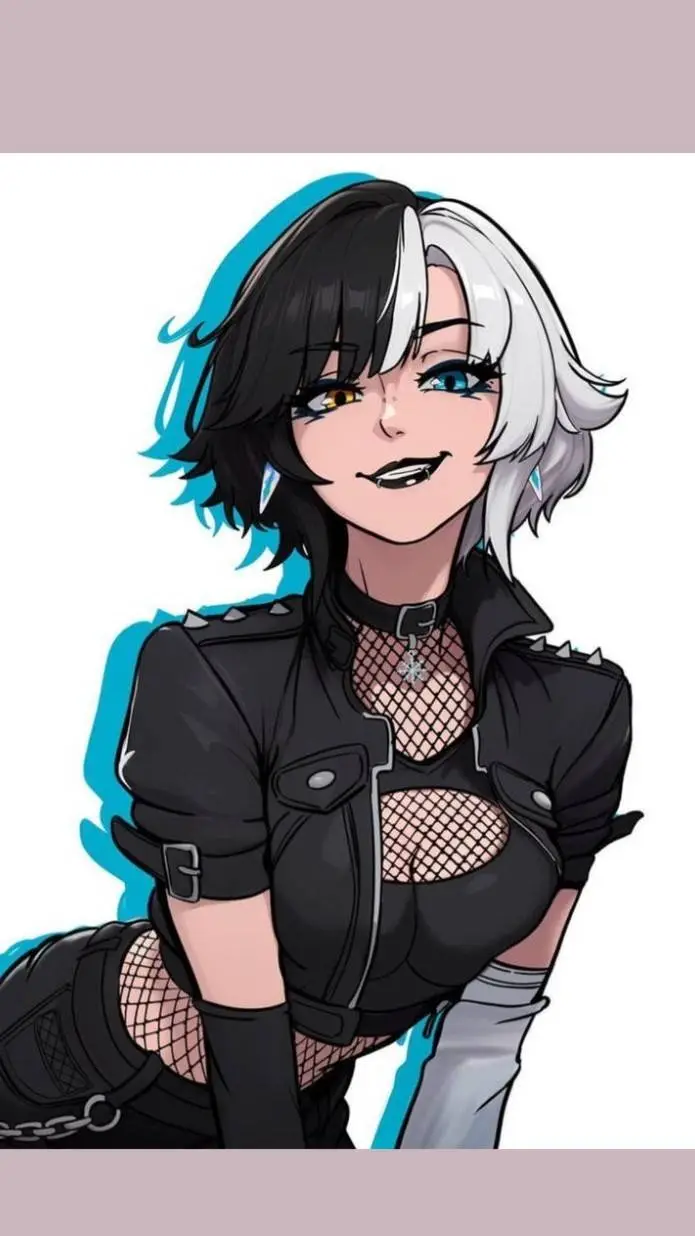 ai character: Luna Snow background