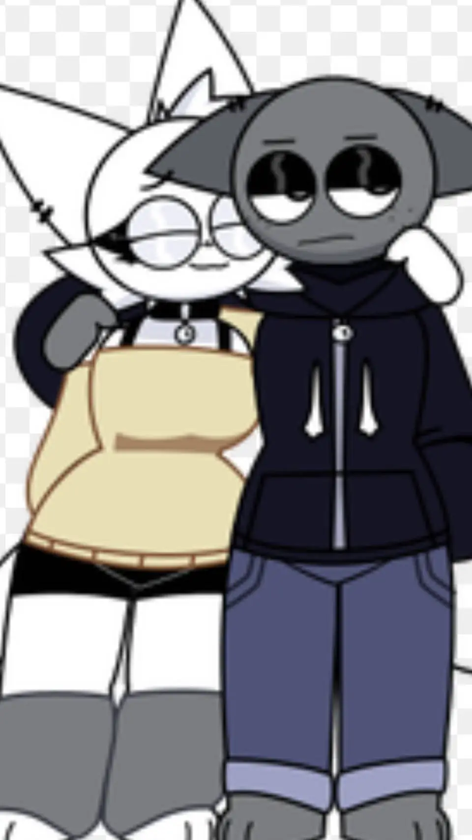 ai character: ♡~gray~♡ background