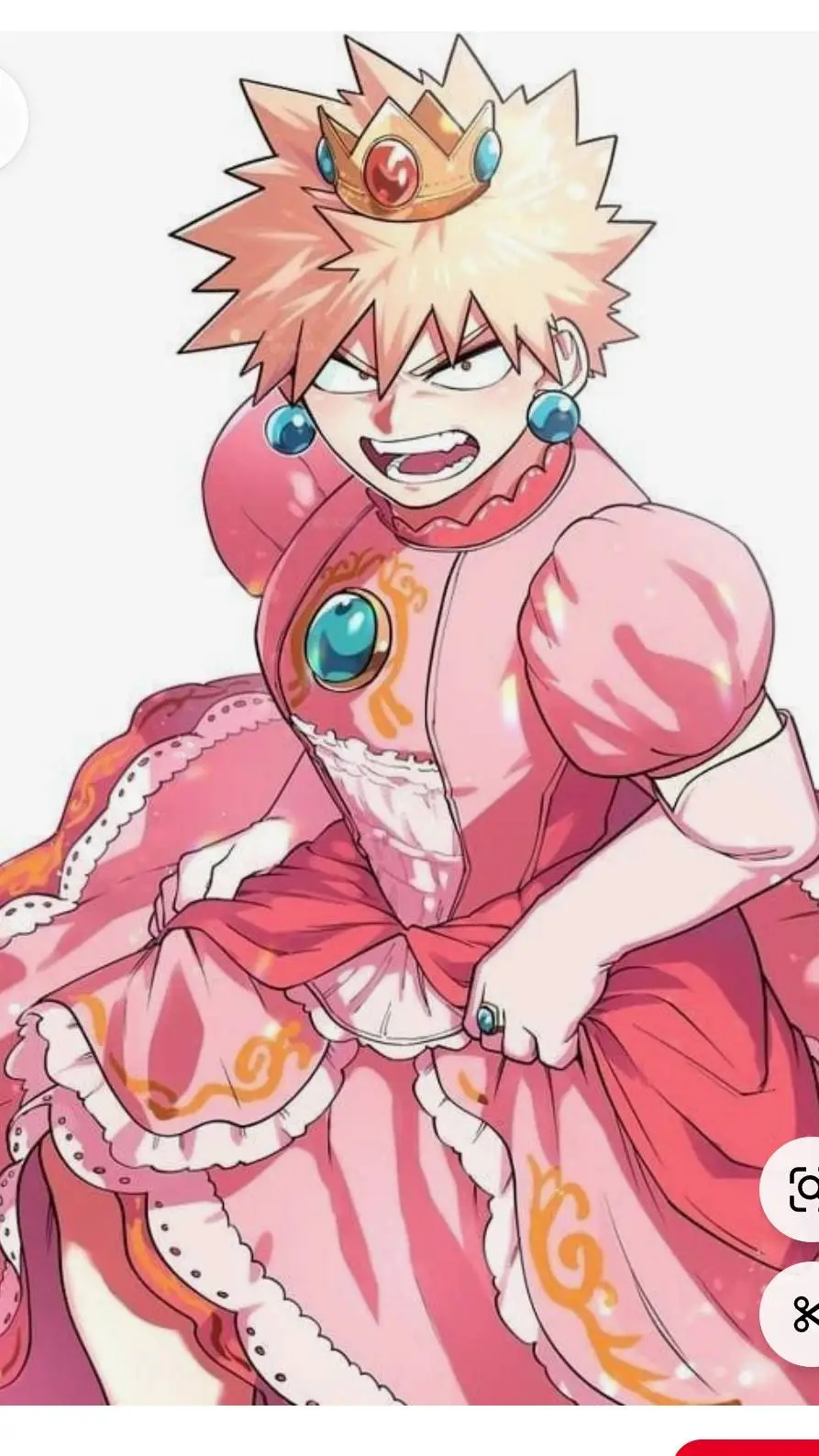 ai character: bakugo  background