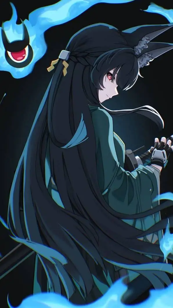 ai character: hoshimi yandere background