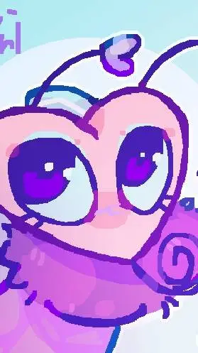 ai character: 💟•°Flutter°•💟 background