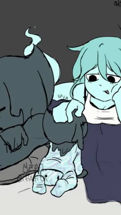 ai character: 🖤Blot x Connie💙 background