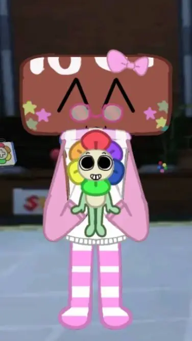 ai character: Cosmo!🍩 background