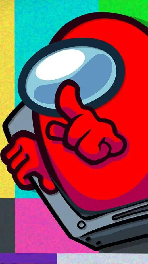 ai character: Among us!!🔪🩸 background