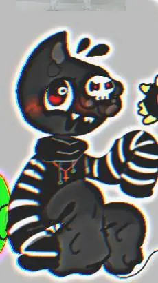 ai character: ¡🖤Blot🤍!  background