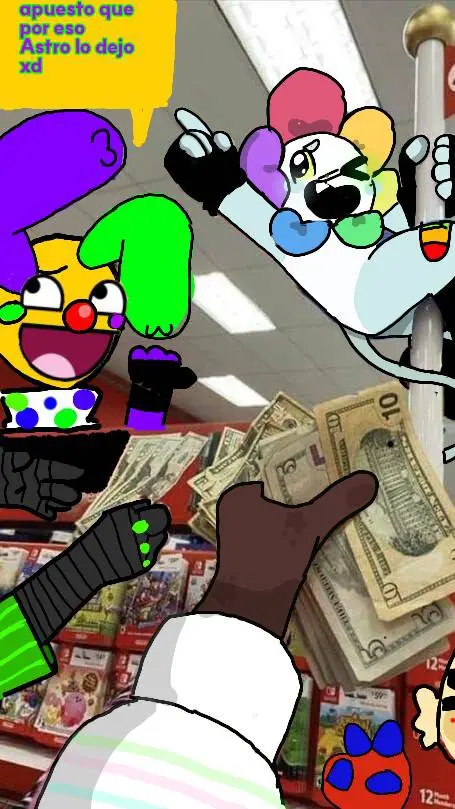 ai character: La tienda xdd background