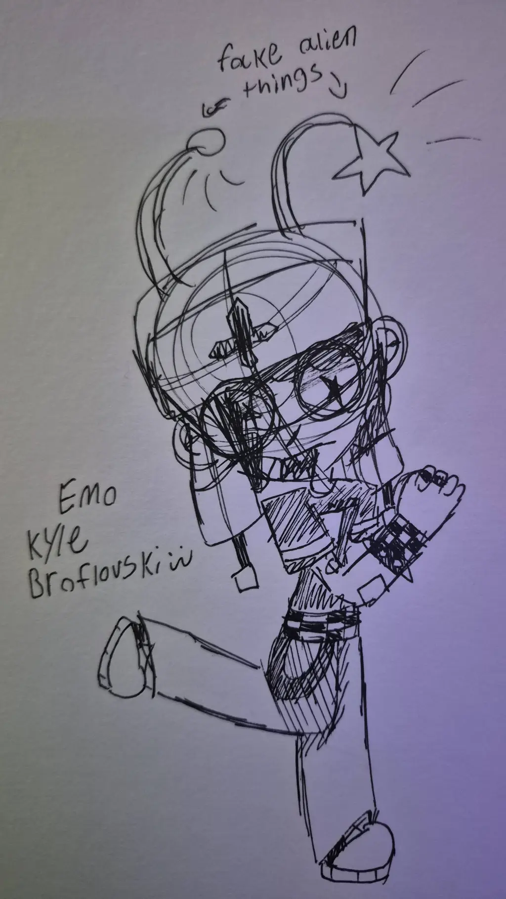 ai character: Emo Kyle😌 background