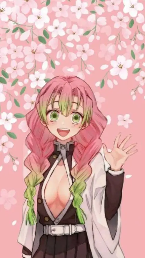 ai character: Mitsuri  background