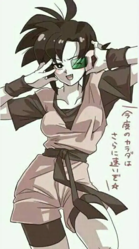 ai character: goku(feminina) background