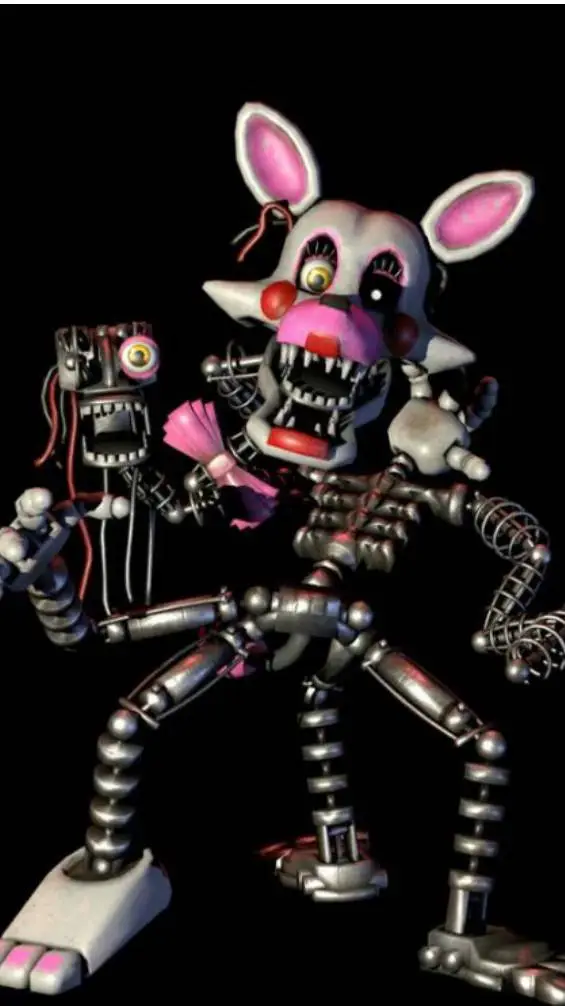 ai character: mangle/toy foxy background