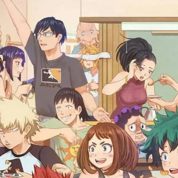 chat with ai character: MHA pijamada 