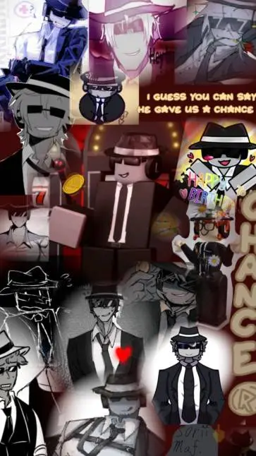 ai character: 🎰 Chance ✨ background