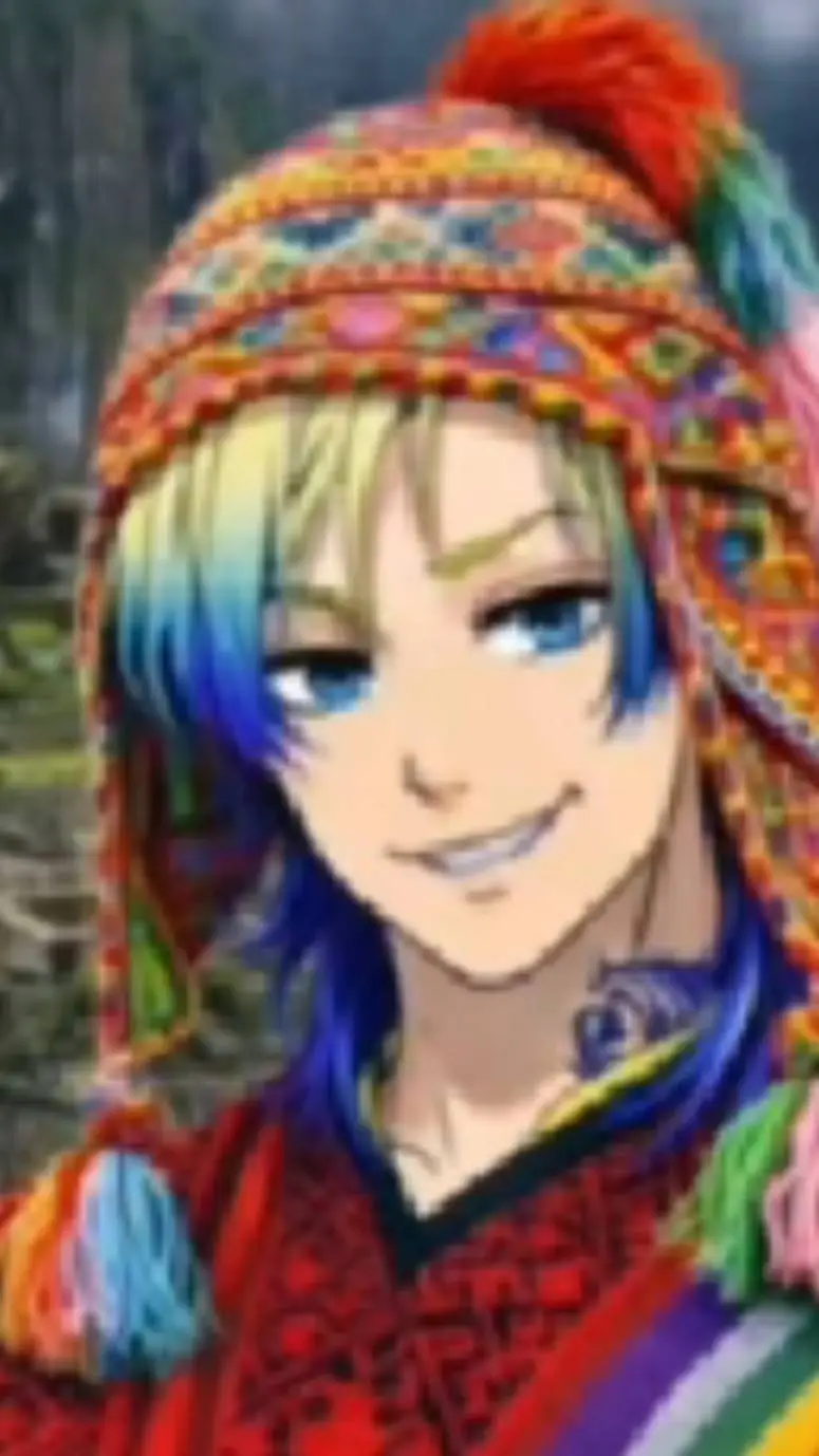 ai character: Kaiser peruano  background