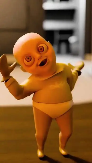 ai character: bebele galben background