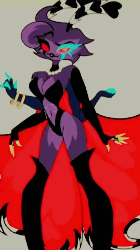 ai character: red background