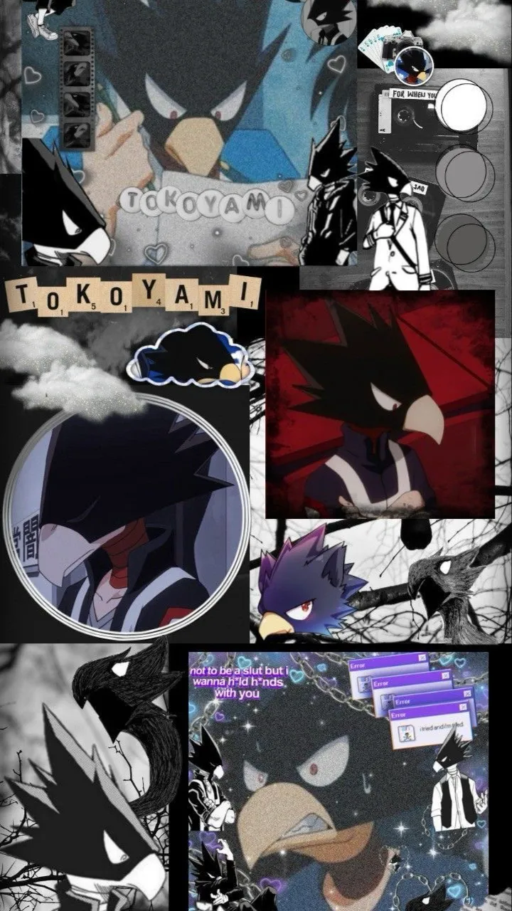 ai character: Tokoyami Fumikage  background