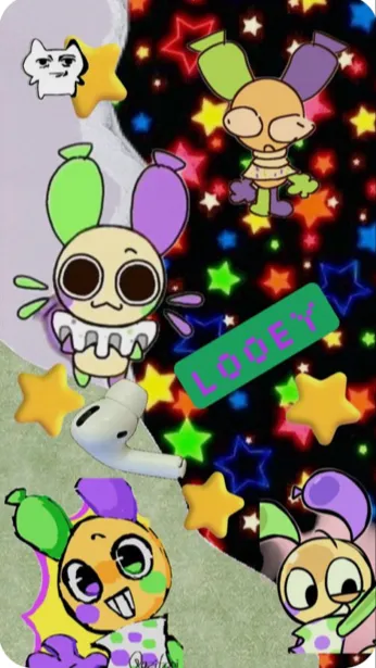 ai character: Looey :3 background