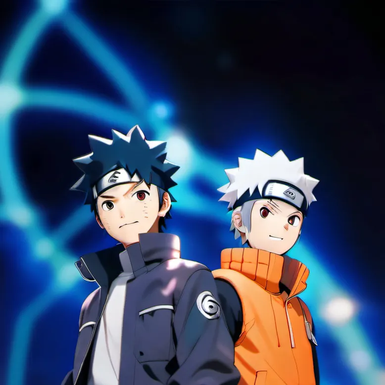 chat with ai character: Naruto and sasuke