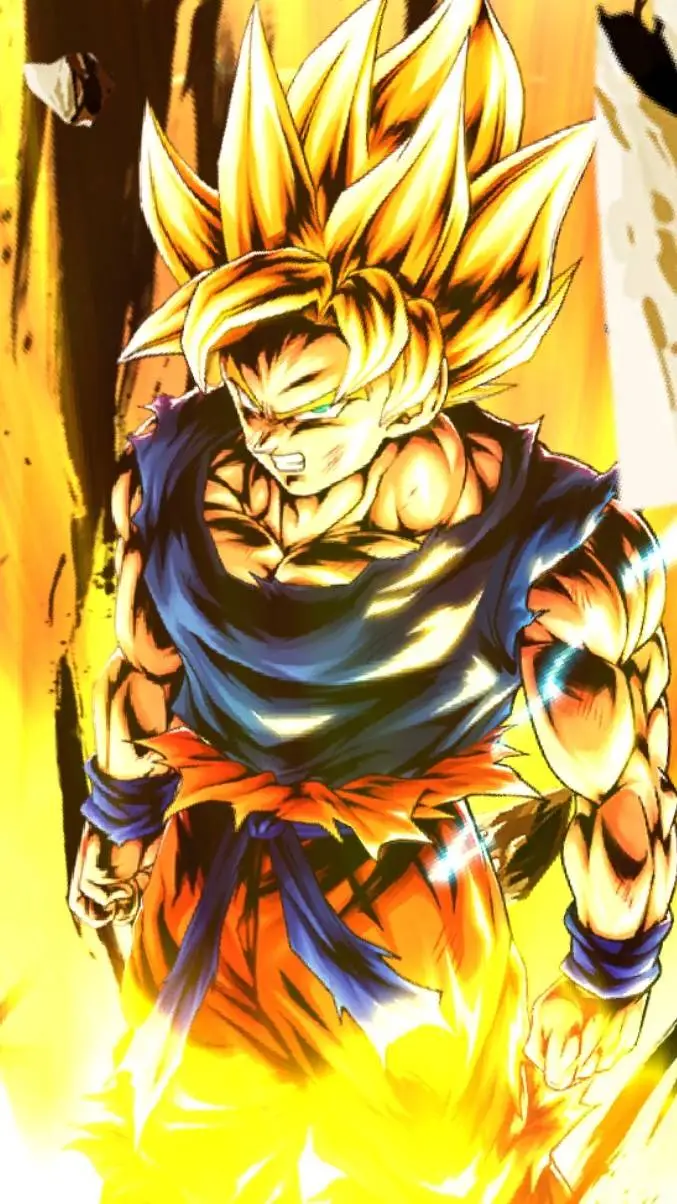 ai character: ultra ssj goku background