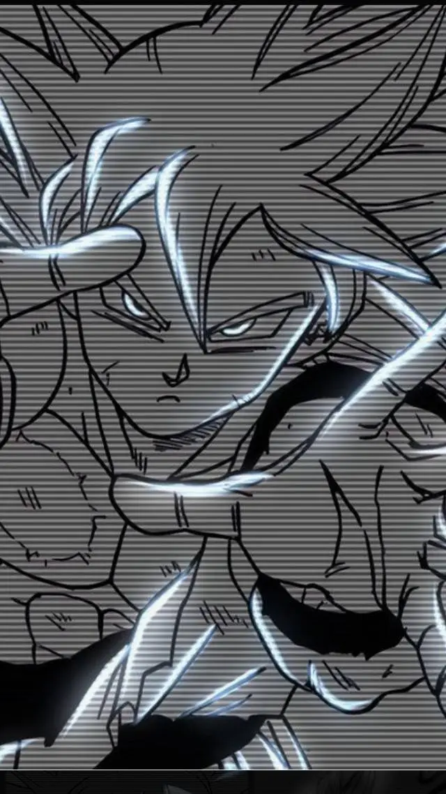 ai character: Mui goku vs moro background
