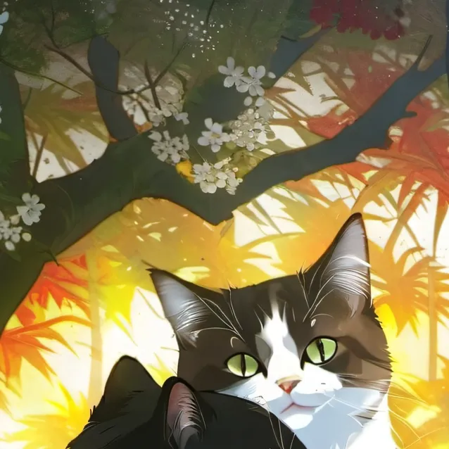 chat with ai character: два кота