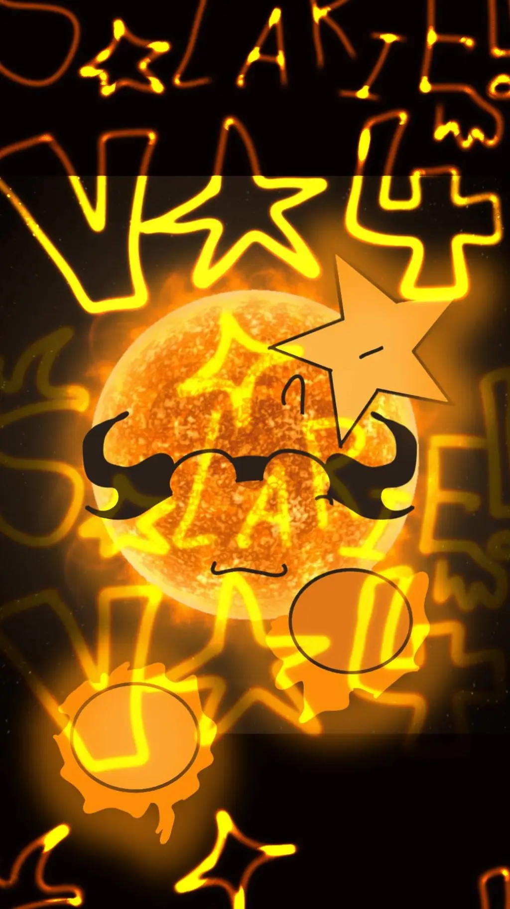 ai character: The Solar System background