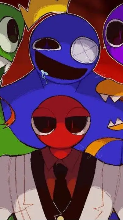 ai character: RAINBOW FRIENDS! background