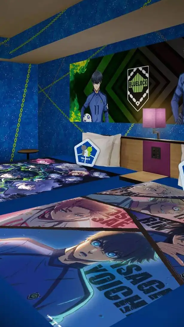 ai character: casa blue lock  background