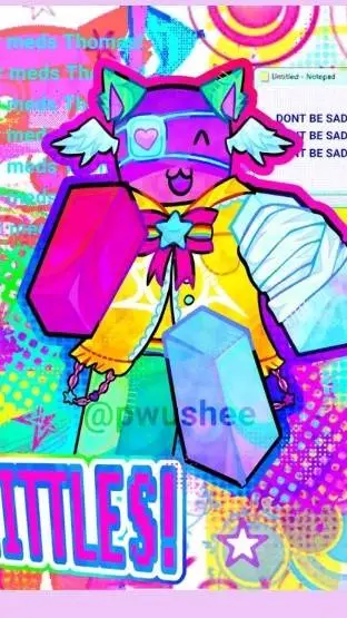 ai character: СКИТТЛЗ✨🌈🎊 background